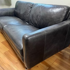 5,000円引しました！ソファ　本革　きれいめの画像