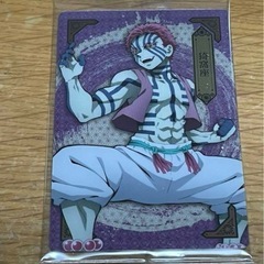 画像複数/鬼滅の刃 ウエハースカード×3枚 缶バッチ×1 シール×2枚 消しゴムの画像