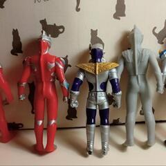 ウルトラマンソフビ人形5体の画像