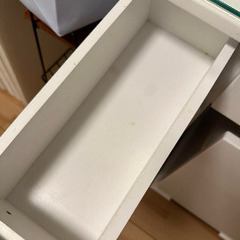ホワイト LEDライト付きドレッサーの画像