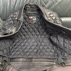 KADOYA 新品未使用 荒くれナイト ライダース 輪蛇 パテッド ダブルの画像