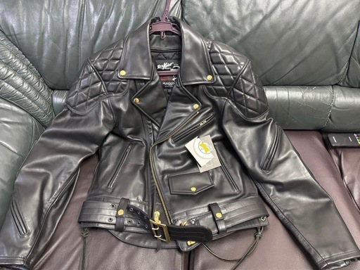 KADOYA 新品未使用 荒くれナイト ライダース 輪蛇 パテッド ダブル