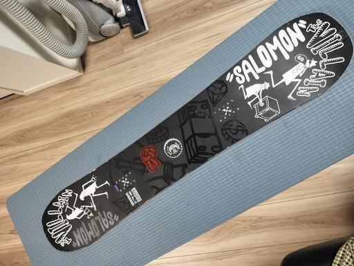 FLOW スノーボード 青/白/黒 SALOMONバインディング　ブーツ　セット サロモン】スノーボードセット【FLOW】 FLOW スノーボード 青/白/黒