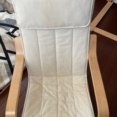 IKEA 子供用　ポエング　チェアー　くつろぎ椅子の画像