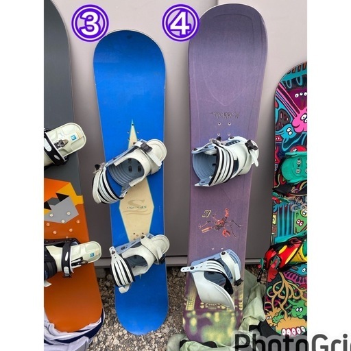 スノーボード（バインディング付、ケースセット） Burton】スノーボード(ビンディング・ケース付)