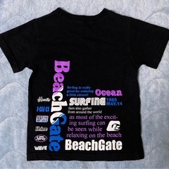 子供服　サイズ120 Ｔシャツ半袖　黒の画像