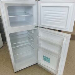 冷蔵庫 2ドア 121L 2017年製 Haier JR-N121A 100Lクラス ホワイト 白 ハイアール 小さめ コンパクト 家電 キッチン家電 札幌 西野店の画像