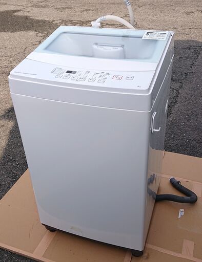 山口市、洗濯機6kg￥118002019年製ニトリNTR60風乾燥付きふた透明