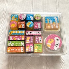 ちんあなご と にしきあなご の スタンプセット