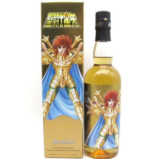 ウイスキー ライブラ 童虎 聖闘士星矢 ゴールドセイント ウイスキーシリーズ 長浜蒸留所 AMAHAGAN アマハガン 箱有り 700ml 47% 未開栓 店頭引取りのみ 福井やしろ店  【セレブール福井やしろ店】