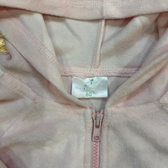 ベロアパーカー　80の画像