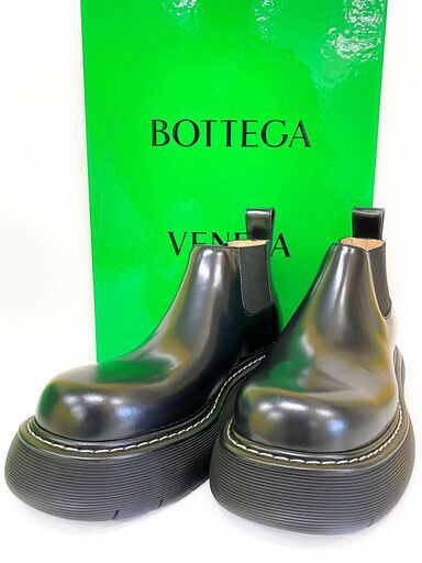 BOTTEGA VENETA ボッテガヴェネタ スウェル チェルシーブーツ レザー ブラック 679499 V10T0 メンズ