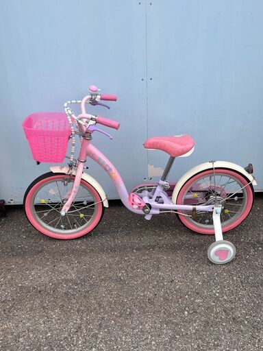 プリンセスゆめかわ 子供用自転車 16インチ 中古