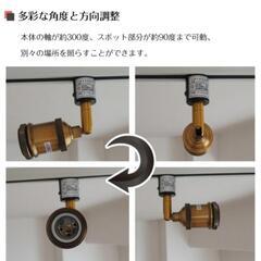 お花とカピス貝のダクトレール専用スポットライト　ペンダントライトの画像