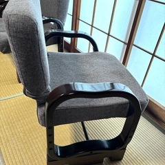 ラスト1脚　低めの背もたれ角度調整付きダイニングチェア  の画像