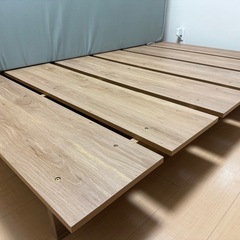 (他サイトにて売り切れました)美品 LOWYA セミダブルベッド...