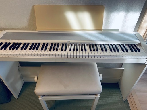 KORG B2SP WH ホワイト 電子ピアノ 88鍵盤 高低自在椅子・ヘッドホンセット コルグ B1SP