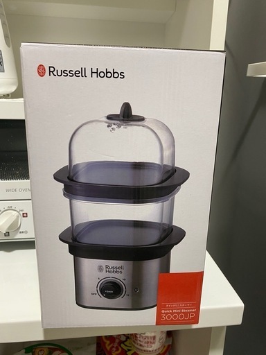 【16時まで値下げ中】Russell Hobbsミニスチーマー未使用。
