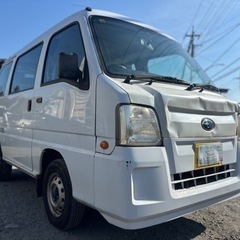 スバル サンバー 激安軽バン★総額6.8万円★車検付き 冷暖房確認済み！ETC タイヤバリ山 タイミングベルト交換済み！早いもの勝ち！の画像