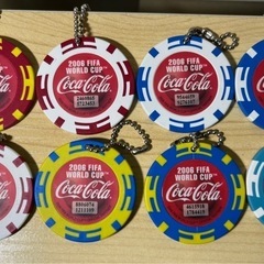 2006FIFAW杯　コカコーラチャレンジチップ　8枚セットの画像
