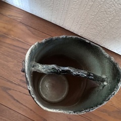 信楽焼　花瓶の画像