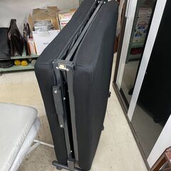 折りたたみベッド　No.851　ブラック　シングル　【リサイクルショップどりーむ荒田店】の画像