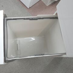 分別 2段 ゴミ箱 高79×幅25㎝ スリムタイプ ダストボックス ホワイト ごみ箱 西岡店の画像