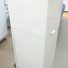 分別 2段 ゴミ箱 高79×幅25㎝ スリムタイプ ダストボックス ホワイト ごみ箱 西岡店の画像