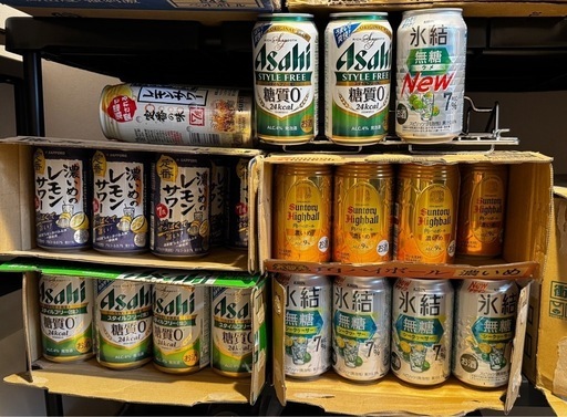 総額14000円相当のお酒、約100本