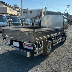 エルフ　3トン　4ナンバー車　ステンレスサイドバンパー！！の画像