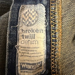 Wrangler BROKEN TWILL DENIM 30x34 ラングラーの画像