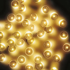 LED STRING LIGHTS ゴールド 200球 20mの画像