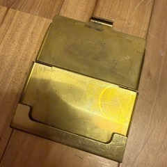 1986年製 記念物 ダイアナ妃 名刺入れ 真鍮製 9.5x6.0cmの画像