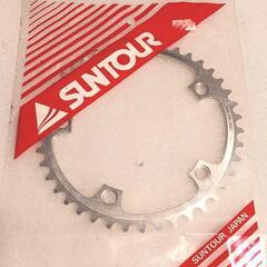 新品の希少1980年代品🇯🇵SUNTOUR サンツアー最上級モデルシュパーブプロ チェーンリングの画像