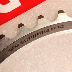 新品の希少1980年代品🇯🇵SUNTOUR サンツアー最上級モデルシュパーブプロ チェーンリングの画像