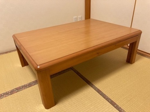 受け渡し決まりました　こたつ　テーブル　コード付き