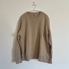 UNIQLO トレーナー　ベージュ　