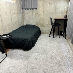 【美品】アイリスオーヤマベッド セミシングル 脚付きマットレス ボンネルコイル 厚さ17cm BAM-SS ブラックの画像