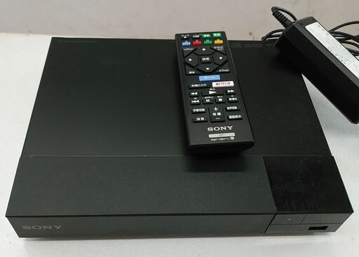 品質保証☆配達有り！7000円(税別）SONY BD/DVDプレーヤー リモコン付き 2018年製