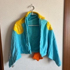 お値下げ致しました⭐️コストコ　とりデザイン バスローブ バスタオル　水色の画像