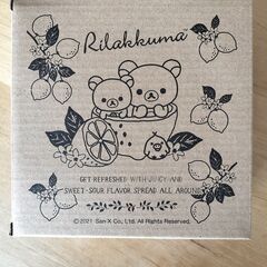 リラックマ　ふた付ホーロー容器（２個）
