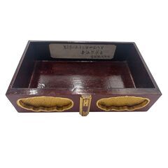【送料無料】【希少】木製高級寺院仏具　経机 　骨董品の画像