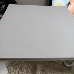 ホワイトこたつテーブル
