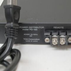 ③ ジャンク扱い TOA 主電源パネル PD-150 AC POWER DISTRIBUTOR 電源分配器 パワーコントローラー 業務用 スタジオ  札幌市 清田区 平岡の画像