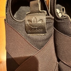 adidas スリッポン24〜24.5cmの画像