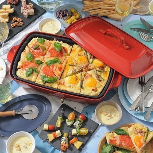 ★⭐︎BRUNOブルーノ⭐︎★ おしゃれホットプレート 大型グランデサイズ 3種深鍋たこ焼きセット 約1年前購入