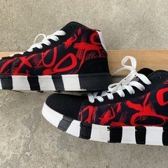 ハイカットスニーカー 24 中古の画像