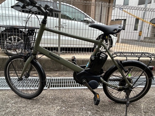 Panasonic 電動自転車　ベロスターミニ　20インチ　マットオリーブ