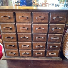アンティーク/小物入れ/小引き出し/チェスト/薬棚/レトロ/インテリア