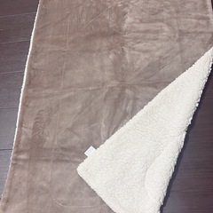 ブランケット　ブラウン　ベージュ　モコモコ　カバー